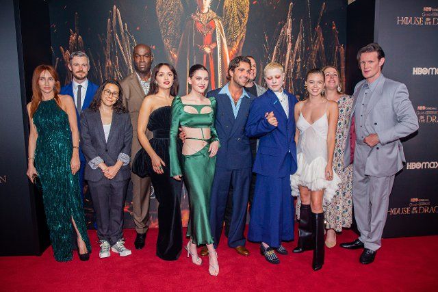 2022-08-11 21:07:52 AMSTERDAM - The cast and creatives of the new HBO Max series House of the Dragon during its European premiere. ANP WESLEY DE WIT netherlands out - belgium