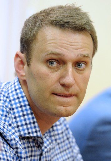 . Aleksei Navalny, an anti-corruption blogger and candidate for mayor of Moscow, seen in a courtroom of the Leninsky District Court. He has been found guilty in the Kirovles criminal case. Kirov, Russia, July 18, 2013. Photo by Vladimir Smirnov\/Itar-...