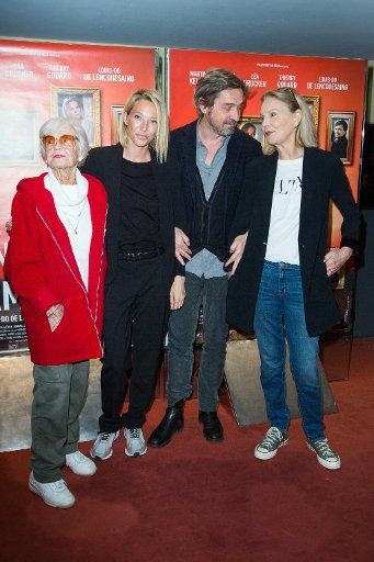 Brigitte Auber, Laura Smet, Louis-Do de Lencquesaing and Marthe Keller arriving at \