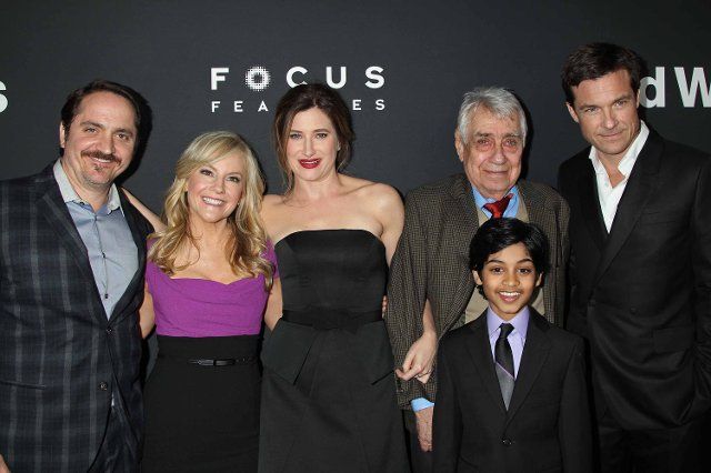 Ben Falcone, Rachael Harris, Kathryn Hahn, Rohan Chand, Philip Baker Hall, Jason Bateman, Bad Words film premiere by Focus Features at the Arclight Theatre in Hollywood, California. March 5, 2014. (Pictured: Ben Falcone, Rachael Harris, Kathryn Hahn,...