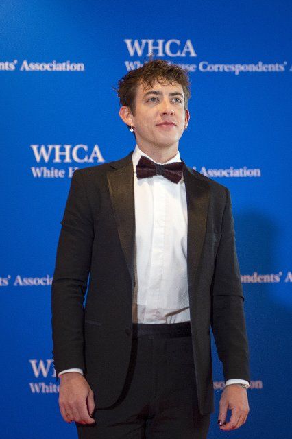 Actor Kevin Michael McHale arrives for the 2022 White House Correspondents Association Annual Dinner at the Washington Hilton Hotel on Saturday, April 30, 2022. This is the first time since 2019 that the WHCA has held its annual dinner due to the COVID-19 pandemic. Credit: Rod Lamkey \/ CNP