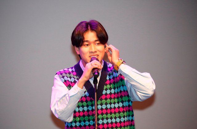 Lee Mu-Jin, Oct 21, 2022 : South Korean singer-songwriter Lee Mu-Jin performs at opening ceremony of the Bucheon International Animation Festival (BIAF) 2022 in Bucheon, west of Seoul, South Korea. (Photo by Lee Jae-Won\/AFLO) (SOUTH KOREA