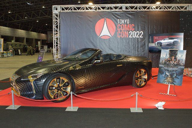 Black Panther Wakanda Forever vehicle, November 25, 2022 - Event : Tokyo Comic Con 2022 held at Makuhari Messe in Chiba, Japan. (Photo by Michael Steinebach\/AFLO