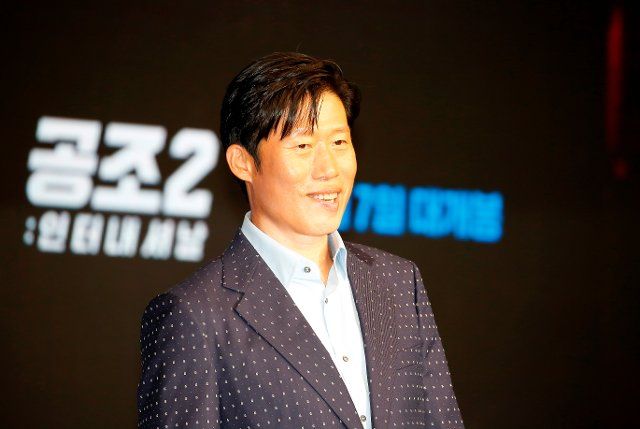 Yoo Hai-Jin, August 16, 2022 : South Korean actor Yoo Hai-Jin attends a production press conference for his movie "Confidential Assignment 2: International" in Seoul, South Korea. The film will be released in South Korea on September 7. (Photo by Lee Jae-Won\/AFLO) (SOUTH KOREA