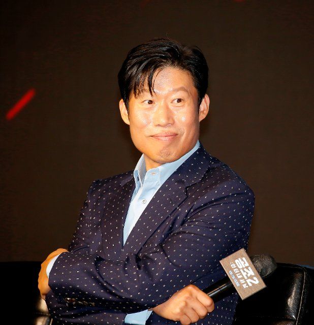 Yoo Hai-Jin, August 16, 2022 : South Korean actor Yoo Hai-Jin attends a production press conference for his movie "Confidential Assignment 2: International" in Seoul, South Korea. The film will be released in South Korea on September 7. (Photo by Lee Jae-Won\/AFLO) (SOUTH KOREA