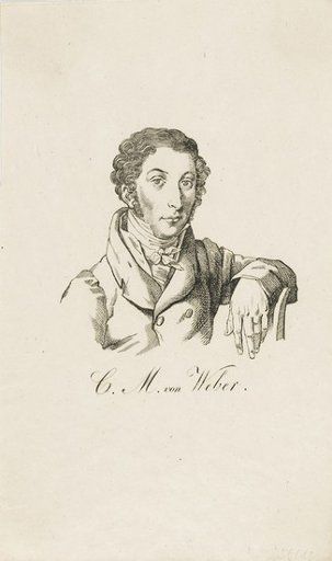 Carl Maria von Weber (1786-1826). Museum: PRIVATE COLLECTION. Autor: ANONIMO.Carl Maria von Weber (1786-1826). Museum: PRIVATE COLLECTION. Author: ANONYMOUS.. Album \/ Fine Art Images. . 