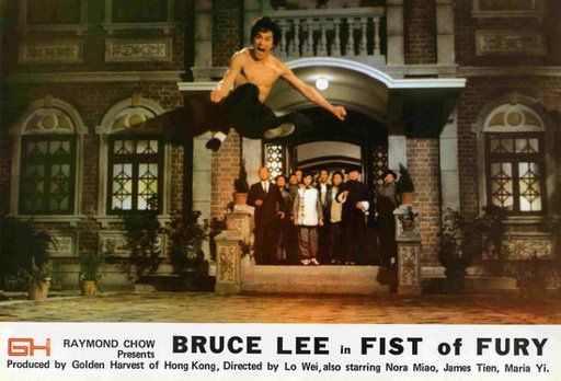 BRUCE LEE en FURIA ORIENTAL (1972) -Título original: JING WU MEN-, dirigida por WEI LO. Título inglés: THE CHINESE CONNECTION.BRUCE LEE in FURIA ORIENTAL (1972) -Original title: JING WU MEN-, directed by WEI LO. English title: THE CHINESE CONNECTION.. 20TH CENTURY FOX \/ Album. .  , BRUCE LEE,  
