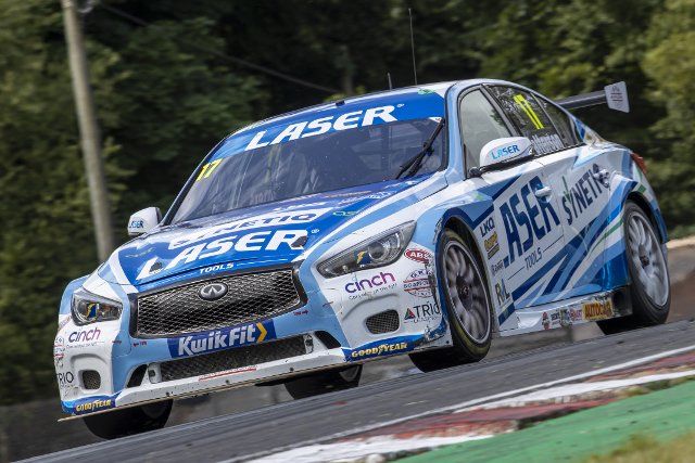 12th June 2022; Oulton Park, Little Budworth, Cheshire, England; Kwik Fit British Touring Car Championship, Oulton Park: Dexter Patterson in his Laser Tools Racing Infiniti