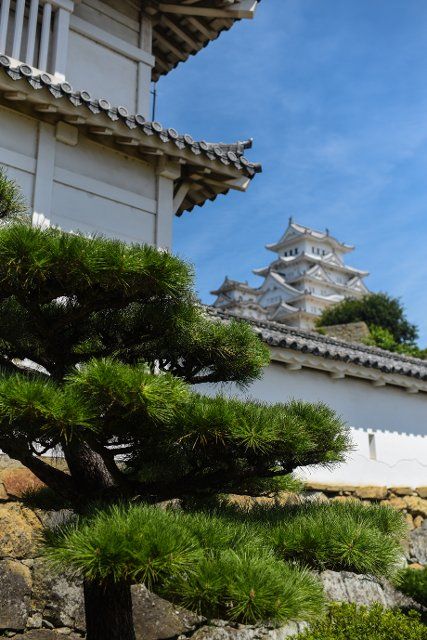 Himeji Castle (HimejijÅ), also known as White Heron Castle, is Japanâs best preserved feudal
