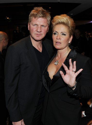 Stefan Effenebrg and Claudia Effenberg attend at the Christina Duxa show offsite the Mercedes-Benz Fashion Week in Berlin, Germany, 18 January 2012 at hotel Adlon. The presentation of the Autumn\/Winter 2012\/2013 collections takes place from from 18 ...