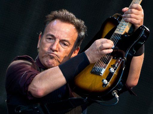 Bruce Springsteen performs at the first concert of his \
