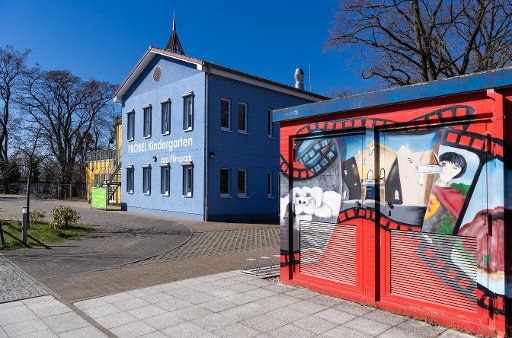 23 March 2020, Brandenburg, Potsdam: The Fröbel kindergarten Am Filmpark. Photo: Soeren Stache\/dpa-Zentralbild\/