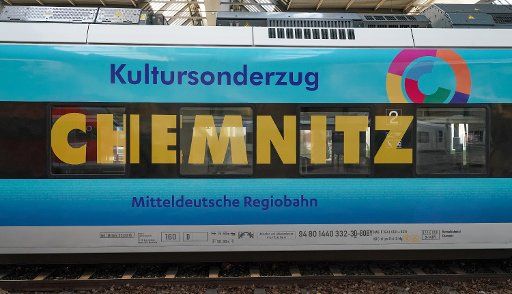 22 September 2020, Saxony, Chemnitz: The special cultural train for Chemnitz\