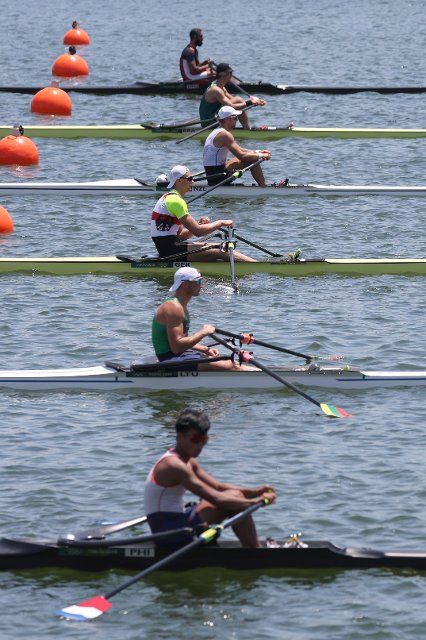 25 July 2021, Japan, Tokio: Rowing: Olympics, men\