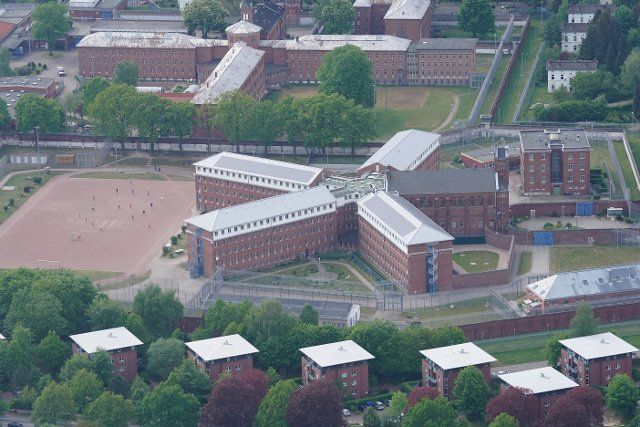 11 May 2022, Hamburg: View of the Fuhlsbüttel correctional facility (JVA), also known as Santa Fu. Photo: Marcus Brandt\/dpa