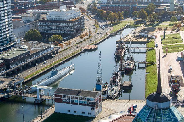 12 October 2022, Bremen, Bremerhaven: The museum harbor of Bremerhaven. Photo: Sina Schuldt\/dpa