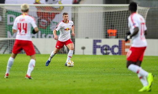 13 December 2018, Saxony, Leipzig: Soccer: Europa League, Group stage, Matchday 6: RB Leipzig - Rosenborg Trondheim in the Red Bull Arena Leipzig. Leipzig\
