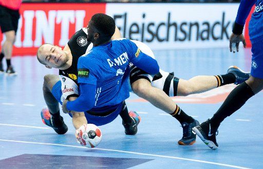 16 January 2019, Berlin: Handball: WM, Germany - France, preliminary round, group A, 4th matchday. Germany\