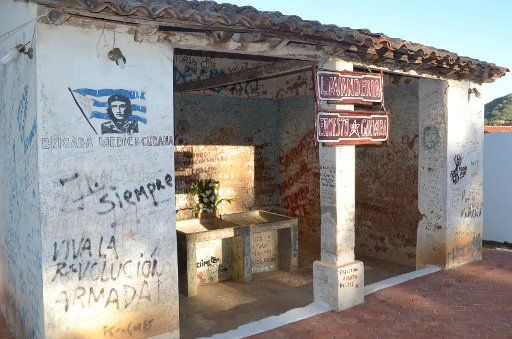 View of the washing facilities of the hospital in Vallegrande, Bolivia, 3 June 2017. The body of Che Guevara was kept here after his death. Photo: Georg Ismar\/