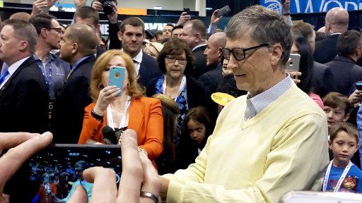 Microsoft founder Bill Gates attends the annual shareholder\