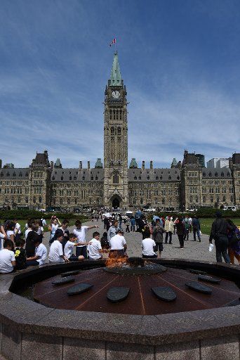 The parliament building in Ottawa, Canada, 15 June 2015. Photo: CARMEN JASPERSEN\/