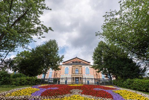 View of the Bayreuth Festival Theatre in Bayreuth, Germany, 15 July 2015. The opening of the Bayreuth Festival is celebrated on 25 July 2015 with the premiere of \