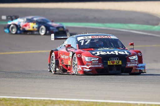 Miguel Molina of Spain in action in his Audi racing car during the qualifying for the second race in the German Touring Car Masters (DTM) on the Nuerburgring race track in Nuerburg, Germany, 27 September 2015. Photo: Thomas Frey\/