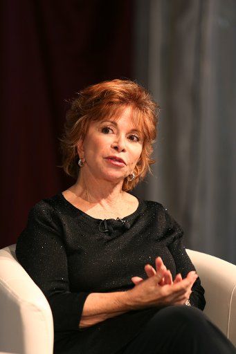 US-Chilean author Isabel Allende presents her new book titled \