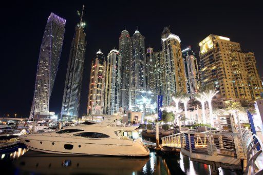 A view of the Marina Bay area, with a yacht harbour in the foreground, of Dubai, UAE, 09 February 2016. PHOTO: KEVIN KUREK\/DPA - NO WIRE SERVICE -