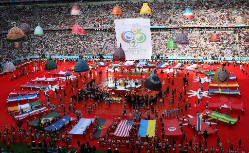 FILE - A file picture dated 9 June 2006 shows the opening ceremony of the Football World Cup in Munich, Germany. Photo: Olivier Matthys\/EPA\/