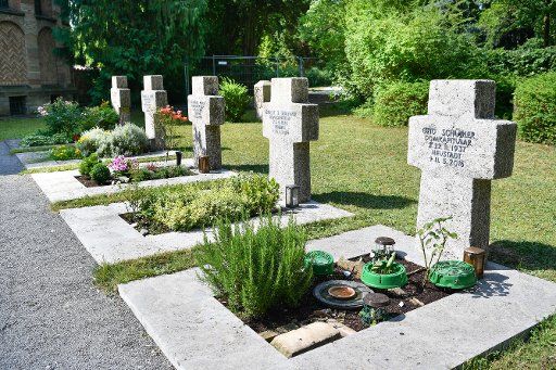 View of the cemetery at the St. Bernhard church at Adenauerpark in Speyer, Germany, 22 June 2017. Kohl will be burried in Speyer, not in the family grave of the Kohl family in Ludwigshafen. Photo: Uwe Anspach\/