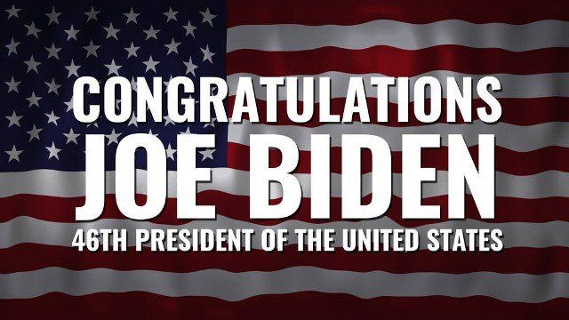 Congratulatory Message to Joe Biden, the President-Elect of the United States