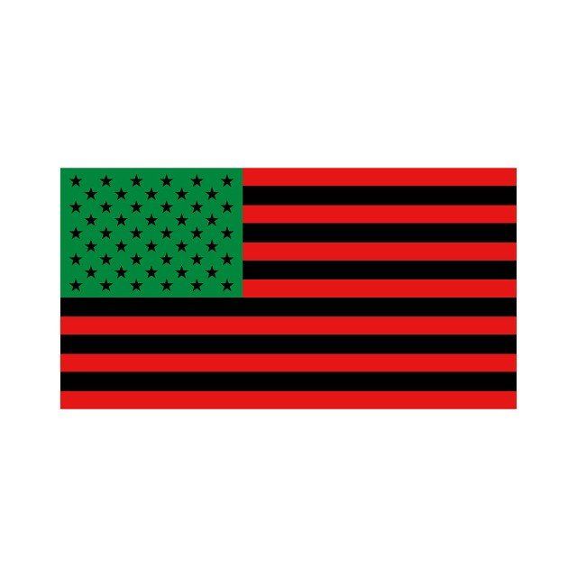 Basic RGBAfrican American Flag vector isolated on white background. Black Lives Matter campaign symbol modern, simple, vector, icon for website design, mobile app, ui. Vector Illustration.
