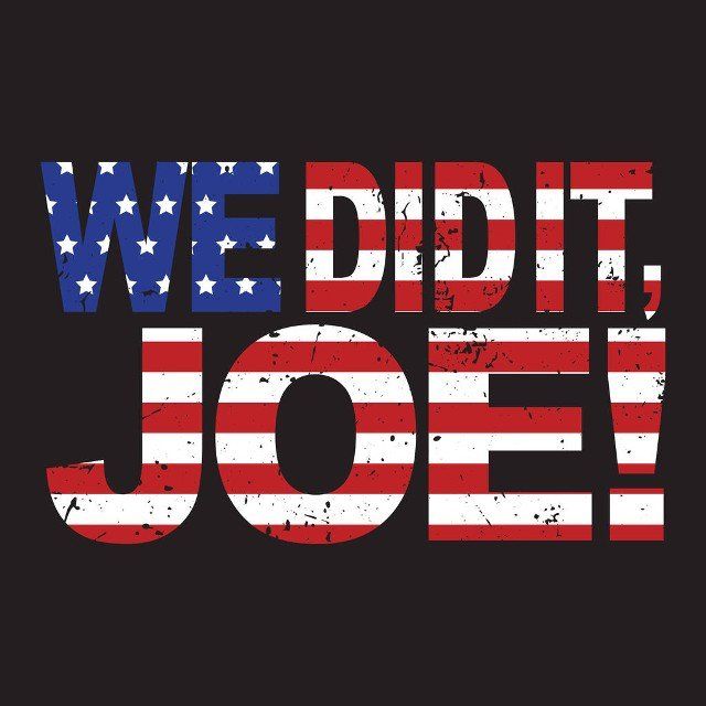 We did it Joe. Kamala Harris Vice President Elect. United States of America Presidential Election design vector grunge style. Poster design template. American flag.