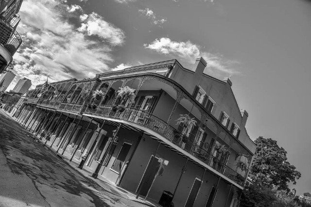 New Orleans is know (among other things) for its architecture with multiple influences exemplified in this picture
