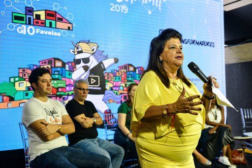 SÃO PAULO, SP - 23.11.2019: G10 DAS FAVELAS - The ParaisÃ³polis community, in SÃ£o Paulo, hosts the first edition of the G10 das Favelas, an event with a block of leaders and Social Impact Entrepreneurs from the favelas, which will gather forces for the economic development and protagonism of the Communities. In the photo, Luiza Trajano, from Magazine Luiza. (Photo: JoÃ£o Alvarez\/Fotoarena)