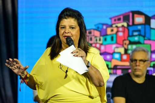 SÃO PAULO, SP - 23.11.2019: G10 DAS FAVELAS - The ParaisÃ³polis community, in SÃ£o Paulo, hosts the first edition of the G10 das Favelas, an event with a block of leaders and Social Impact Entrepreneurs from the favelas, which will gather forces for the economic development and protagonism of the Communities. In the photo, Luiza Trajano, from Magazine Luiza. (Photo: JoÃ£o Alvarez\/Fotoarena)