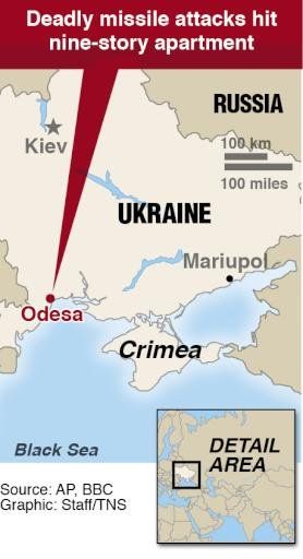 Locator map of Odesa