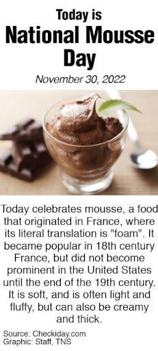 Snapshot of the days holiday. National Mousse