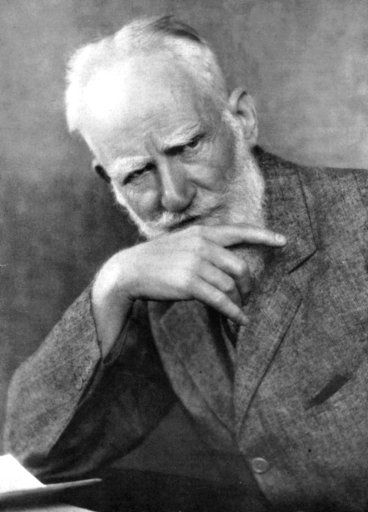 George Bernard Shaw (1856-1950), Irish author, early 20th century. The author of more than sixty plays during his career, Shaw was an ardent socialist and wrote many brochures and speeches for the Fabian Society.