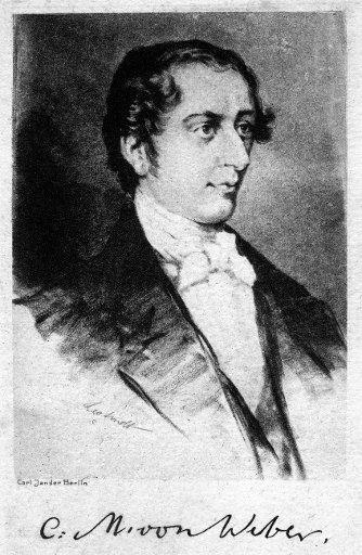 Carl Maria von Weber (1786-1826), German composer, 20th century.