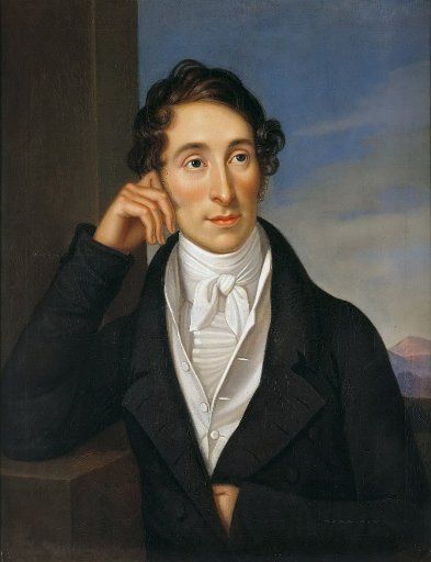 Portrait of Carl Maria von Weber (1786-1826). Found in the Collection of Staatliche Museen, Berlin.