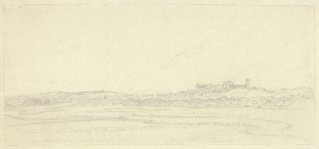 East North East View of Lancaster, 1808