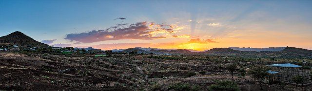 Landscape, Sunset, Panorama, Yirgalem, Ethiopia