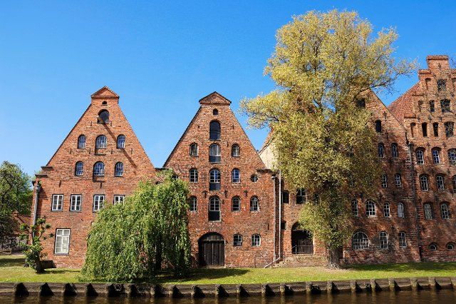 Former salt warehouses, Lübeck, Schleswig-Holstein, Germany