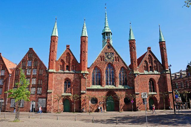 Holy Spirit Hospital, built 1286, Lübeck, Schleswig-Holstein, Germany