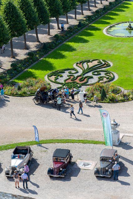 Schwetzingen Palace Park with classic cars, Classic Gala, International Concours d\