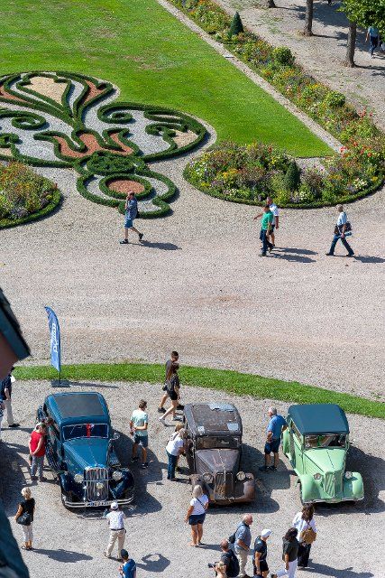 Schwetzingen Palace Park with classic cars, Classic Gala, International Concours d\