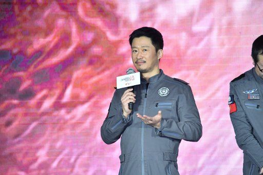 Chinese actor and director Wu Jing attends the premiere event for the science fiction movie "The Wandering Earth" in Beijing, China, 28 January 2019.