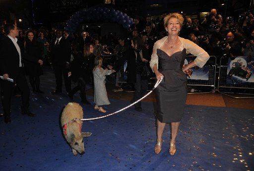 Emma Thompson arriving at the \